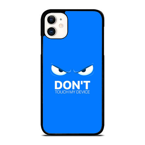 Blue Dont Touch My Device iPhone 11 / 11 Pro / 11 Pro Max Case Cover