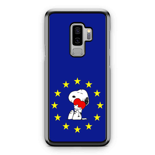 Aims Snoopy Blue Samsung Galaxy S9 / S9 Plus Case Cover