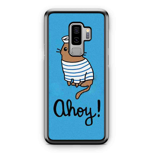 Ahoy Sailor Cat Cute Samsung Galaxy S9 / S9 Plus Case Cover