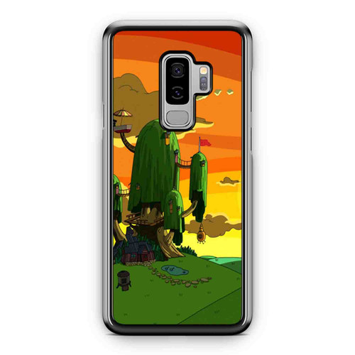 Adventure Time Tree House In Foreground 2 Samsung Galaxy S9 / S9 Plus Case Cover