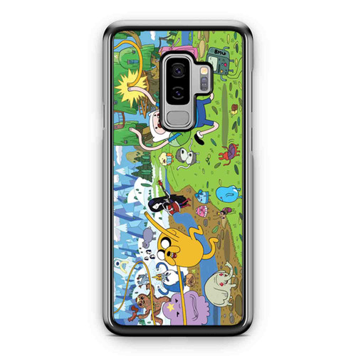 Adventure Time Jake And Finn Artwork Playing Samsung Galaxy S9 / S9 Plus Case Cover