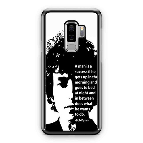 A Man Is A Success If The Gets Up In The Morning Samsung Galaxy S9 / S9 Plus Case Cover