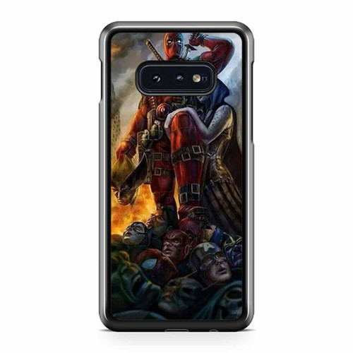 The Avengers Character Infinity War Deadpool Beat All Avengers Samsung Galaxy S10 / S10 Plus / S10e Case Cover