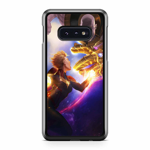 Thanos Vs Captain Marvel Fight Avengers Endgame Samsung Galaxy S10 / S10 Plus / S10e Case Cover
