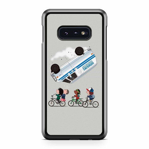 Stranger Things Mike Dustin Lucas Eleven Will Samsung Galaxy S10 / S10 Plus / S10e Case Cover