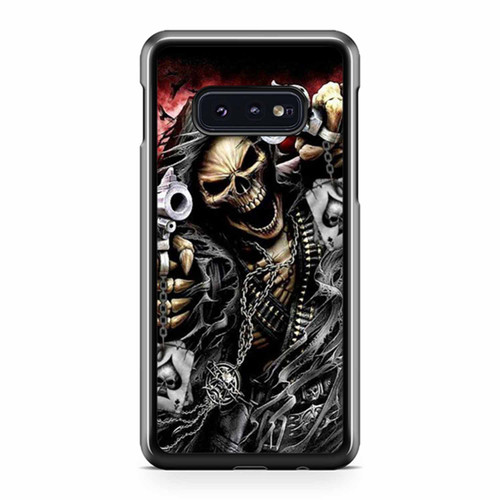 Skull Grim Reaper Poker Cards Samsung Galaxy S10 / S10 Plus / S10e Case Cover