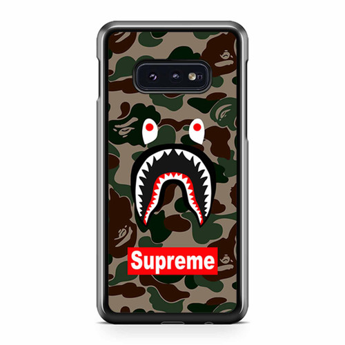 Shark Camo Bathing Bape Supreme Samsung Galaxy S10 / S10 Plus / S10e Case Cover