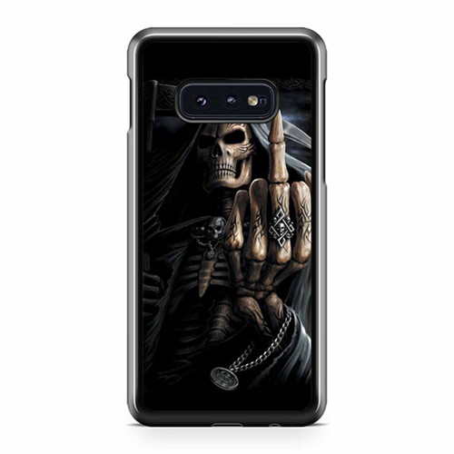 Second Life Marketplace Grim Reaper Skull Skeleton Samsung Galaxy S10 / S10 Plus / S10e Case Cover
