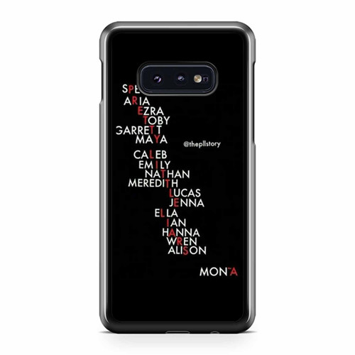Pretty Little Liars Colage Name Samsung Galaxy S10 / S10 Plus / S10e Case Cover