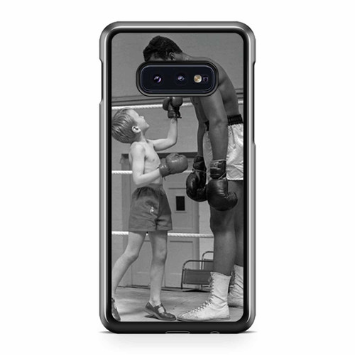 Muhammad Ali With Kid 6 Years Old Patrick Power During Training Samsung Galaxy S10 / S10 Plus / S10e Case Cover