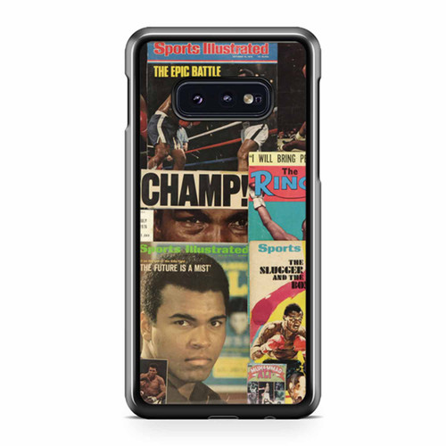 Muhammad Ali Collage Poster Samsung Galaxy S10 / S10 Plus / S10e Case Cover