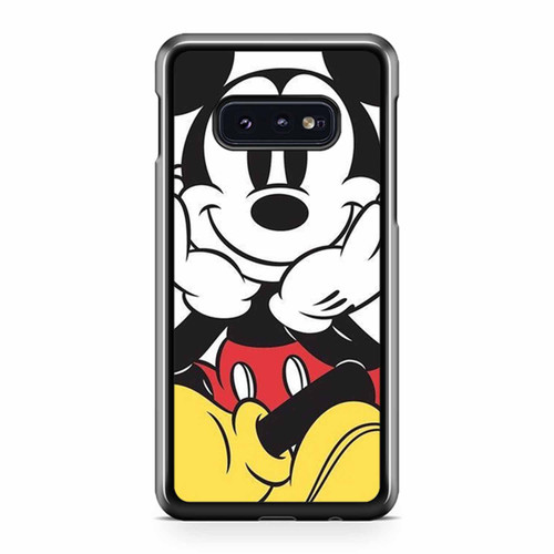 Mickey Mouse Is Addicted To Cigarettes Samsung Galaxy S10 / S10 Plus / S10e Case Cover