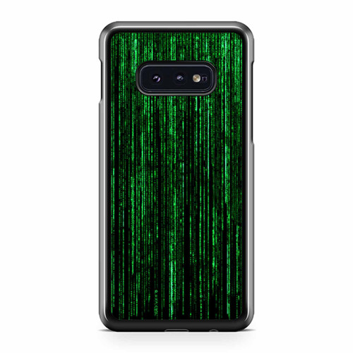 Matrix Computer Binary Code Digital 1'S & 0'S Samsung Galaxy S10 / S10 Plus / S10e Case Cover
