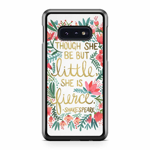 Little And Fierce White Samsung Galaxy S10 / S10 Plus / S10e Case Cover