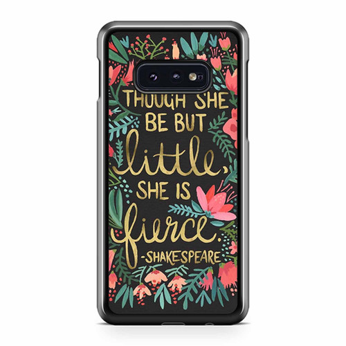 Little And Fierce Black Samsung Galaxy S10 / S10 Plus / S10e Case Cover