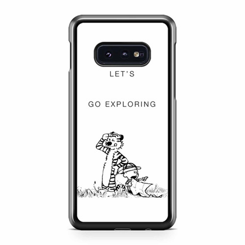Let'S Go Exploring Calvin And Hobbes Samsung Galaxy S10 / S10 Plus / S10e Case Cover