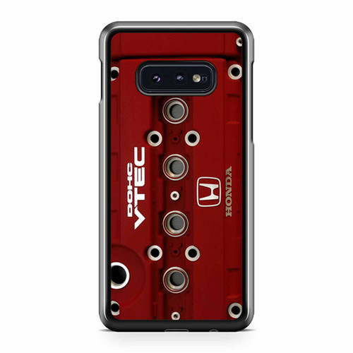 Jdm Honda Dohc Vtech Valve Cover Red Samsung Galaxy S10 / S10 Plus / S10e Case Cover