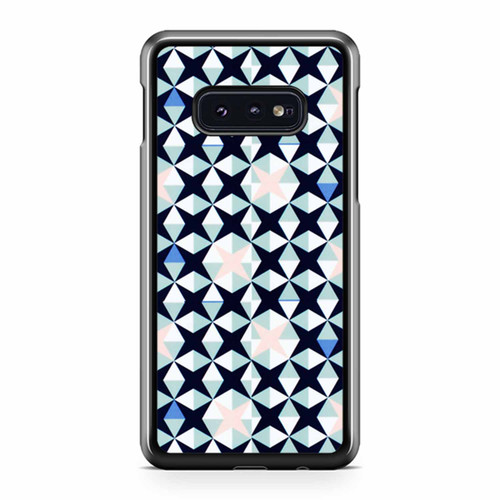 Geometric Pattern Pastel Triangle Samsung Galaxy S10 / S10 Plus / S10e Case Cover