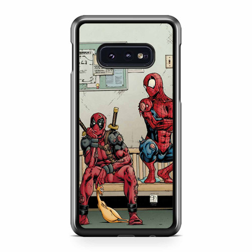 Funny Deadpool And Spiderman Pattern Samsung Galaxy S10 / S10 Plus / S10e Case Cover