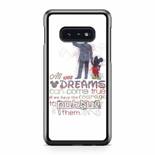 Disney Dreams Courage Mickey Mouse Samsung Galaxy S10 / S10 Plus / S10e Case Cover