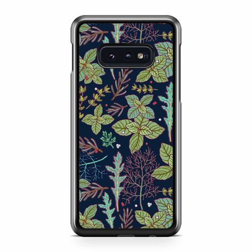 Dark Herbs Pattern Samsung Galaxy S10 / S10 Plus / S10e Case Cover
