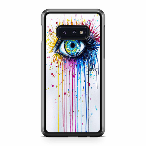 Colorful Eye Retro Funny Vintage Patterned Samsung Galaxy S10 / S10 Plus / S10e Case Cover