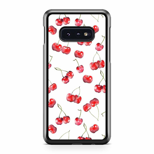 Cherry Watercolor Fruit Samsung Galaxy S10 / S10 Plus / S10e Case Cover