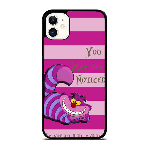 Alice In Wonderland Cheshire Cat Not All Myself Art iPhone 11 / 11 Pro / 11 Pro Max Case Cover