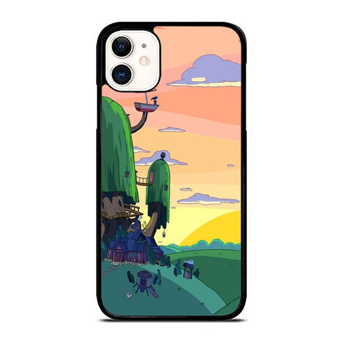 Adventure Time Tree House In Foreground 1 iPhone 11 / 11 Pro / 11 Pro Max Case Cover