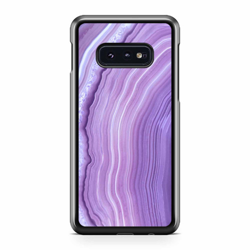 Agate Inspired Abstract Purple Samsung Galaxy S10 / S10 Plus / S10e Case Cover