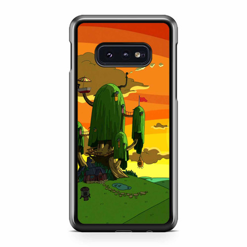 Adventure Time Tree House In Foreground 2 Samsung Galaxy S10 / S10 Plus / S10e Case Cover