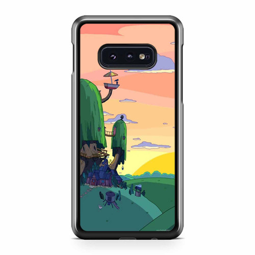 Adventure Time Tree House In Foreground 1 Samsung Galaxy S10 / S10 Plus / S10e Case Cover