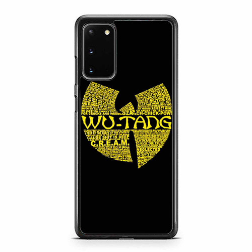 Wu Tang Clan Cream Samsung Galaxy S20 / S20 Fe / S20 Plus / S20 Ultra Case Cover