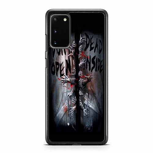 Walking Dead Dont Open Dead Inside Horror Blood Zombie Samsung Galaxy S20 / S20 Fe / S20 Plus / S20 Ultra Case Cover