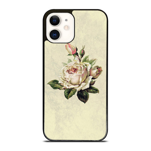 Yellow Marble Floral iPhone 12 Mini / 12 / 12 Pro / 12 Pro Max Case Cover