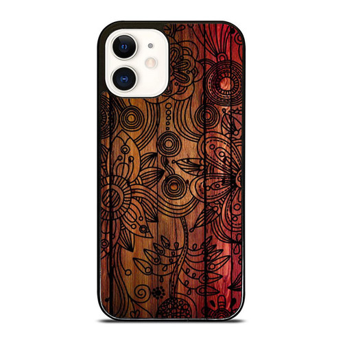 Wood Print Ornament 2 iPhone 12 Mini / 12 / 12 Pro / 12 Pro Max Case Cover