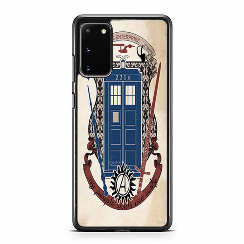 Sherlock Holmes Tardis Doctor Who Samsung Galaxy S20 / S20 Fe / S20 Plus / S20 Ultra Case Cover