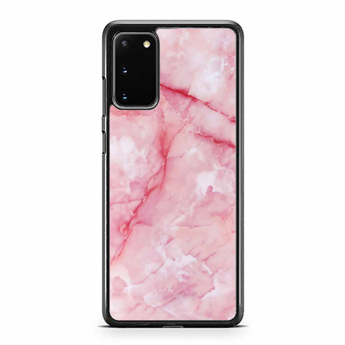 Pink Marble Texture Background Samsung Galaxy S20 / S20 Fe / S20 Plus / S20 Ultra Case Cover