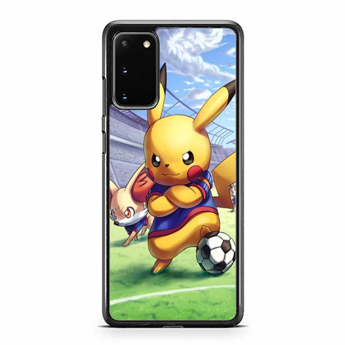 Pikachu Playing Football Samsung Galaxy S20 / S20 Fe / S20 Plus / S20 Ultra Case Cover