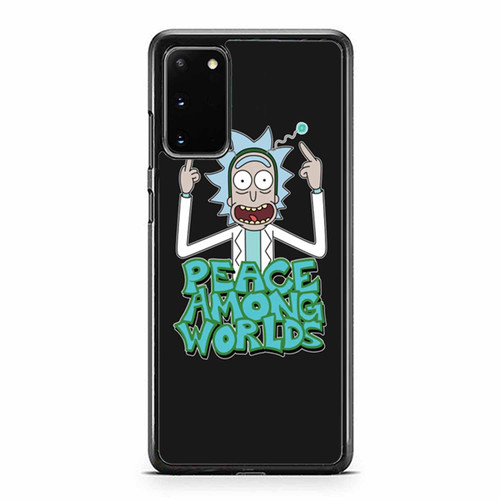 Peace Among Worlds Rick And Morty Samsung Galaxy S20 / S20 Fe / S20 Plus / S20 Ultra Case Cover