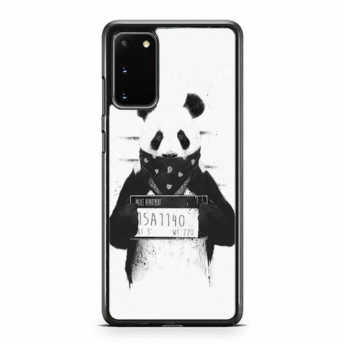 Panda Criminal Bear Style Samsung Galaxy S20 / S20 Fe / S20 Plus / S20 Ultra Case Cover