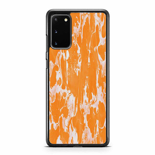 Orange Sherbet Texture Samsung Galaxy S20 / S20 Fe / S20 Plus / S20 Ultra Case Cover