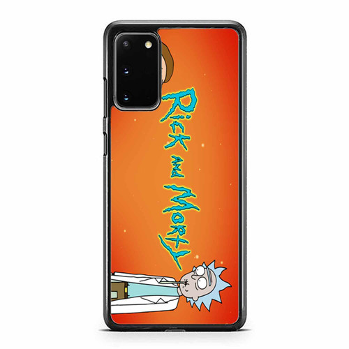 Orange Rick And Morty Samsung Galaxy S20 / S20 Fe / S20 Plus / S20 Ultra Case Cover