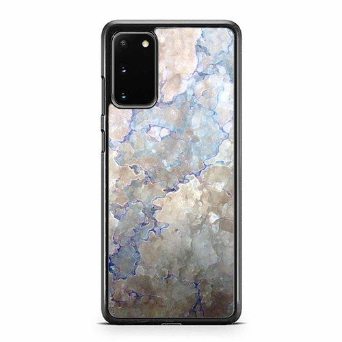 Marble Pastel Blue Samsung Galaxy S20 / S20 Fe / S20 Plus / S20 Ultra Case Cover
