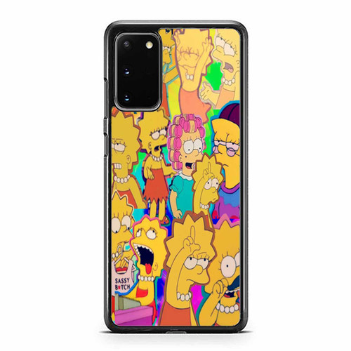 Lisa Simpson Collage The Simpsons Paparazzi Samsung Galaxy S20 / S20 Fe / S20 Plus / S20 Ultra Case Cover