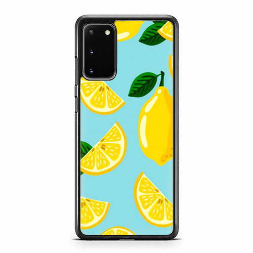Lemon With Slice Seamless Pattern Samsung Galaxy S20 / S20 Fe / S20 Plus / S20 Ultra Case Cover