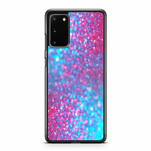 Holographic Glitter Blue Print Samsung Galaxy S20 / S20 Fe / S20 Plus / S20 Ultra Case Cover