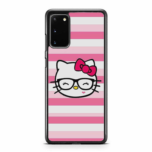 Hello Kitty Glasses Samsung Galaxy S20 / S20 Fe / S20 Plus / S20 Ultra Case Cover