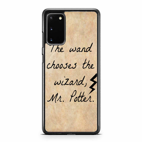 Harry Potter Wand Wizard Quote Samsung Galaxy S20 / S20 Fe / S20 Plus / S20 Ultra Case Cover