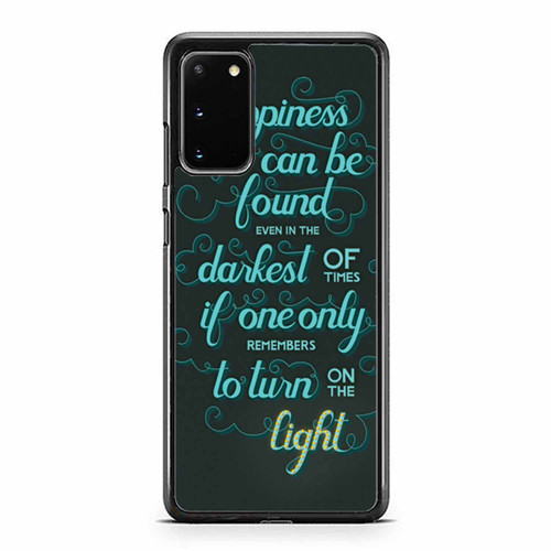 Harry Potter Quotes Happiness Can Be Found Samsung Galaxy S20 / S20 Fe / S20 Plus / S20 Ultra Case Cover